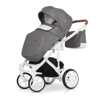 Детская коляска 2 в 1 Riko Naturo Anthracite